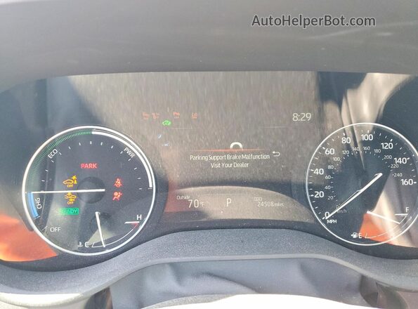 5TDESKFC0RS147068 2024 TOYOTA SIENNA Burgundy Սարքավորումների վահանակի տեսք