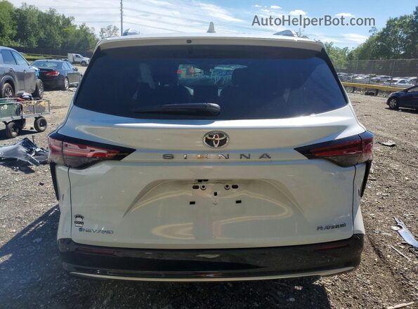 5TDESKFC2TS249754 2026 TOYOTA SIENNA White Vista trasera