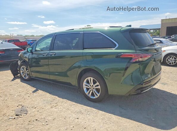 5TDESKFC3MS007573 2021 TOYOTA SIENNA Green Հետևի ձախ