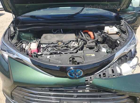 5TDESKFC3MS007573 2021 TOYOTA SIENNA Green Շարժիչի բաժամունքի տեսք