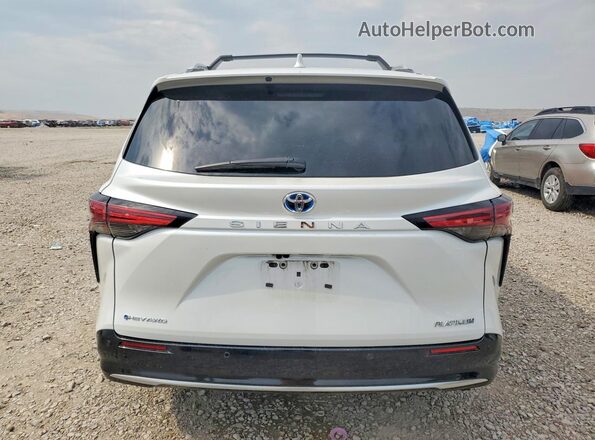 5TDESKFC4SS162890 2025 TOYOTA SIENNA White Հետևի տեսք