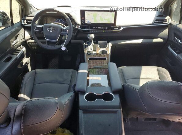5TDESKFC4SS200487 2025 TOYOTA SIENNA White Вид панелі приладів