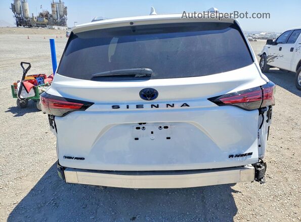 5TDESKFC4SS200487 2025 TOYOTA SIENNA White Вид ззаду