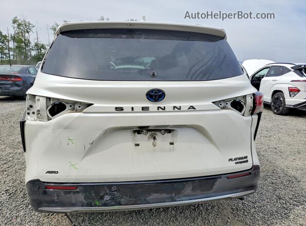 5TDESKFC6MS002643 2021 TOYOTA SIENNA White Вид ззаду