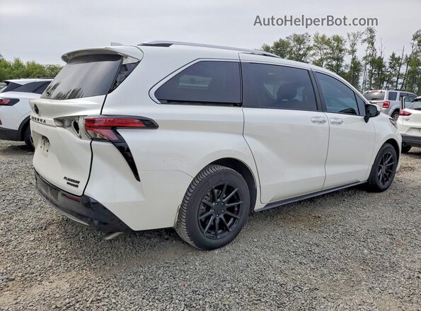 5TDESKFC6MS002643 2021 TOYOTA SIENNA White Задня права чверть