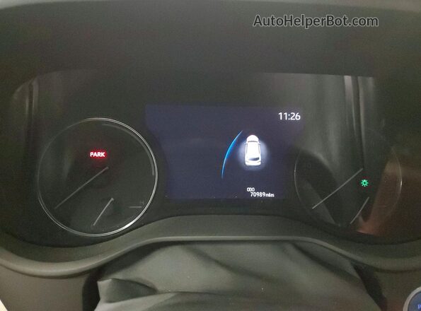 5TDESKFC8PS084590 2023 TOYOTA SIENNA Silver Instrument cluster view