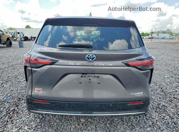 5TDESKFC8PS097923 2023 TOYOTA SIENNA Gray Vista trasera