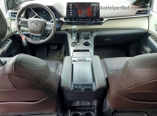 5TDESKFC8PS097923 2023 TOYOTA SIENNA Gray Vista del salpicadero