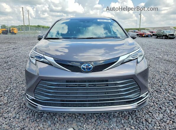 5TDESKFC8PS097923 2023 TOYOTA SIENNA Gray Vista frontal