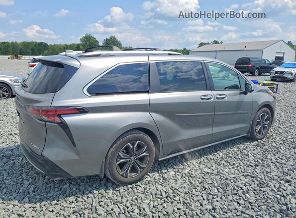 5TDESKFC9TS243188 2021 TOYOTA SIENNA Gray Rear right