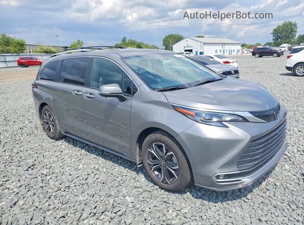 5TDESKFC9TS243188 2021 TOYOTA SIENNA Gray Front right