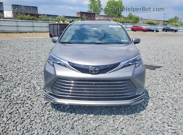 5TDESKFC9TS243188 2021 TOYOTA SIENNA Gray Front view