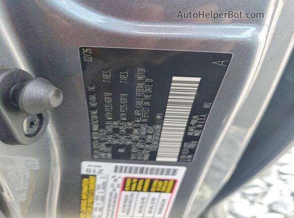 5TDESKFC9TS243188 2021 TOYOTA SIENNA Gray VIN sticker view