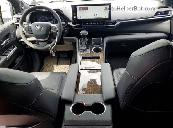 5TDESKFC9TS243188 2021 TOYOTA SIENNA Gray Dashboard view