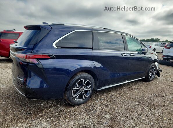 5TDESKFCXSS219366 2025 TOYOTA SIENNA Blue უკანა მარჯვენა