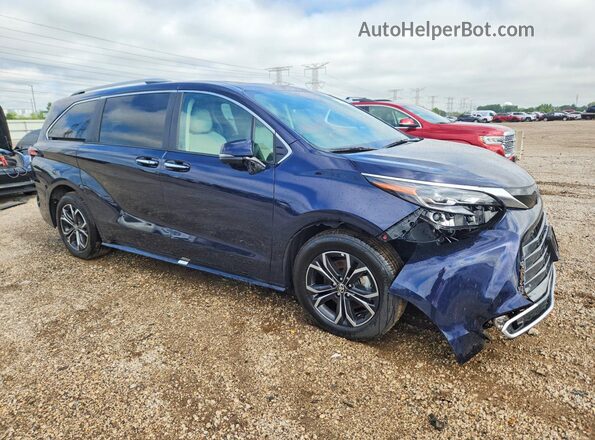 5TDESKFCXSS219366 2025 TOYOTA SIENNA Blue წინა მარჯვენა