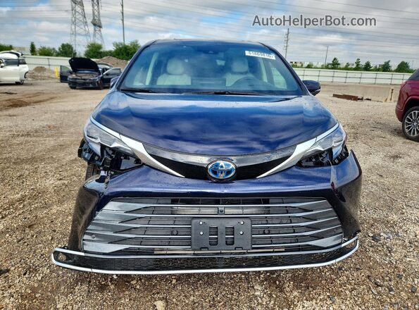 5TDESKFCXSS219366 2025 TOYOTA SIENNA Blue წინა ხედი