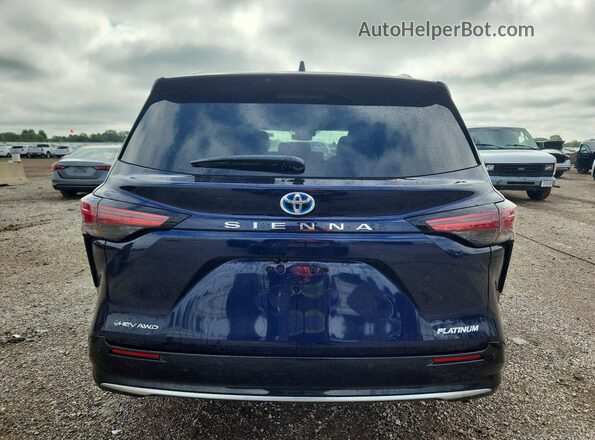 5TDESKFCXSS219366 2025 TOYOTA SIENNA Blue უკანა ხედი