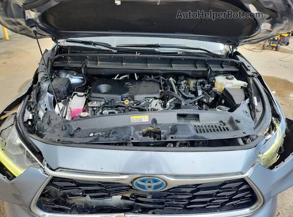 5TDFARAH9MS011565 2021 TOYOTA HIGHLANDER Синий Вид подкапотного пространства