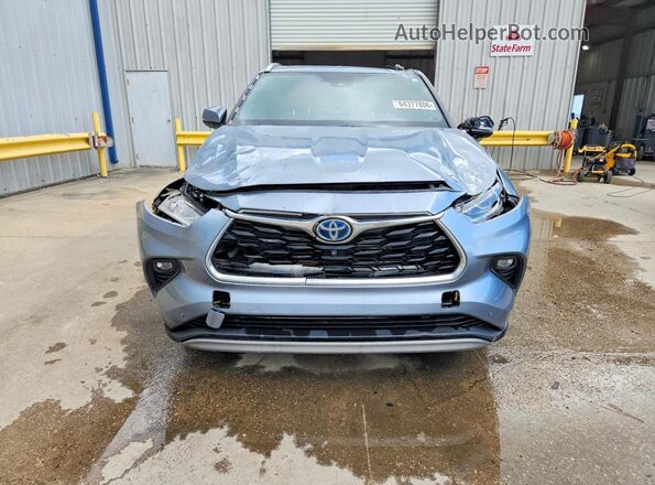 5TDFARAH9MS011565 2021 TOYOTA HIGHLANDER Синий Вид спереди