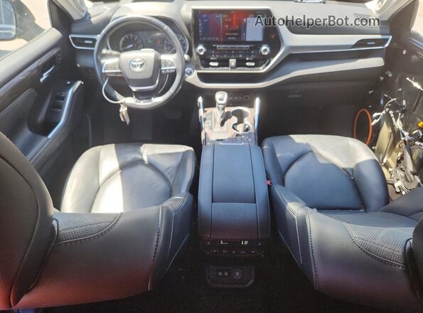 5TDFZRAH2LS025248 2020 TOYOTA HIGHLANDER Brown Widok deski rozdzielczej