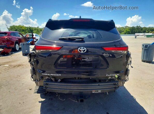 5TDFZRAH2LS025248 2020 TOYOTA HIGHLANDER Brown Widok z tyłu