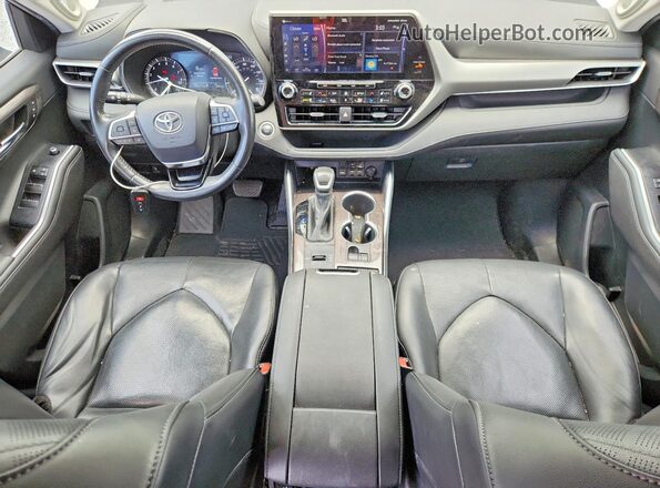 5TDFZRAH6LS021347 2020 TOYOTA HIGHLANDER Black Vista del salpicadero