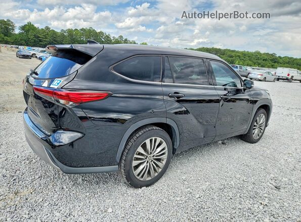 5TDFZRAH6LS021347 2020 TOYOTA HIGHLANDER Black Trasero derecho