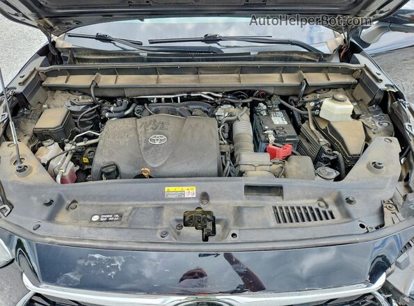 5TDFZRAH6LS021347 2020 TOYOTA HIGHLANDER Black Vista interior trasera