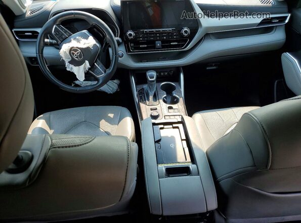 5TDFZRBH0MS120892 2021 TOYOTA HIGHLANDER Red წინა პანელის ხედი