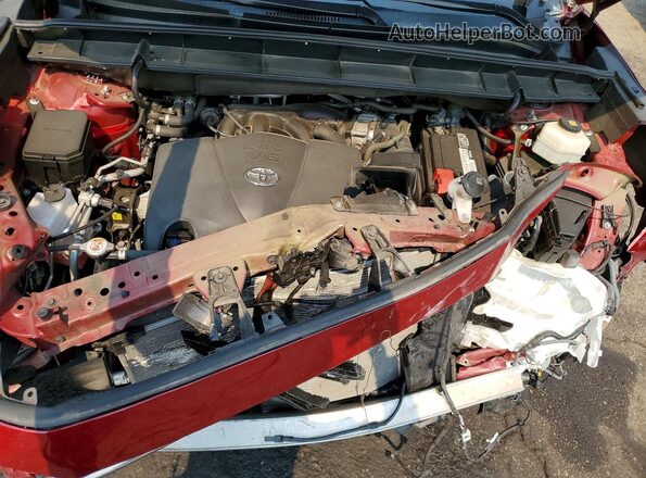 5TDFZRBH0MS120892 2021 TOYOTA HIGHLANDER Red უკანა სალონის ხედი
