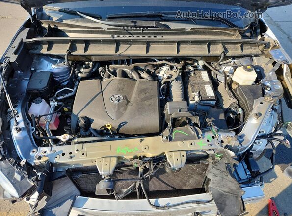 5TDFZRBH1MS087174 2021 TOYOTA HIGHLANDER Синий Вид подкапотного пространства