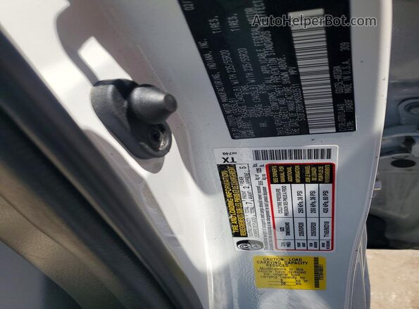 5TDFZRBH1MS093511 2021 TOYOTA HIGHLANDER White Вид наклейки з VIN-кодом