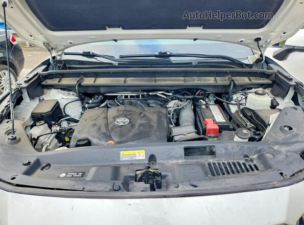 5TDFZRBH2LS039536 2020 TOYOTA HIGHLANDER White ძრავის განყოფილების ხედი