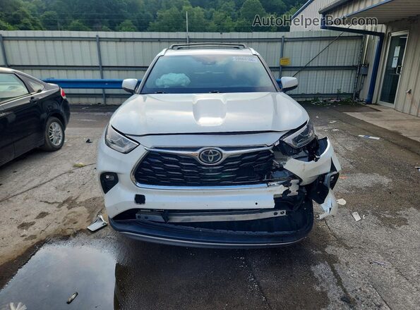 5TDFZRBH2LS039536 2020 TOYOTA HIGHLANDER White წინა ხედი