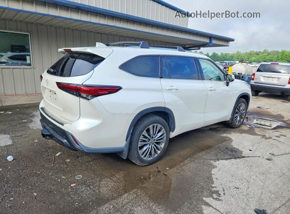 5TDFZRBH2LS039536 2020 TOYOTA HIGHLANDER White უკანა მარჯვენა