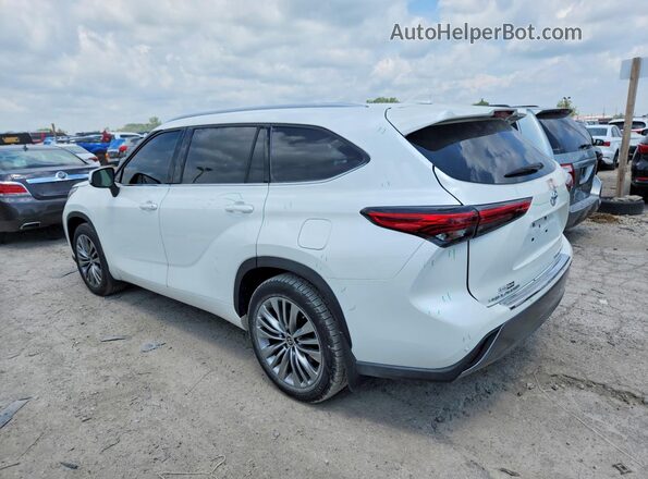 5TDFZRBH3MS135743 2021 TOYOTA HIGHLANDER White უკანა მარცხენა