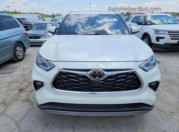 5TDFZRBH3MS135743 2021 TOYOTA HIGHLANDER White წინა ხედი