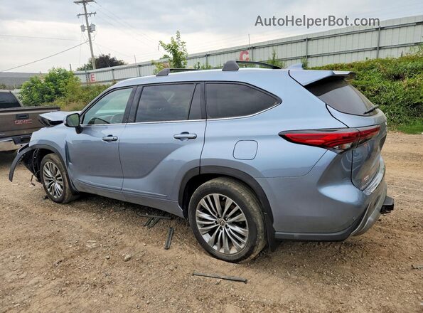 5TDFZRBH3NS163317 2022 TOYOTA HIGHLANDER Silver Հետևի ձախ