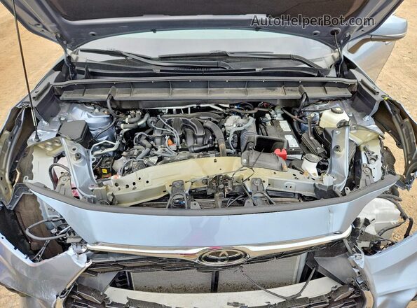 5TDFZRBH3NS163317 2022 TOYOTA HIGHLANDER Silver Շարժիչի բաժամունքի տեսք