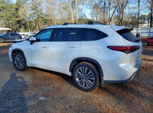 5TDFZRBH4MS075651 2021 TOYOTA HIGHLANDER White Հետևի ձախ