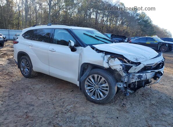 5TDFZRBH4MS075651 2021 TOYOTA HIGHLANDER White Առջևի աջ