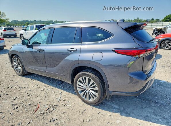 5TDFZRBH4MS147514 2021 TOYOTA HIGHLANDER Gray Tył lewy