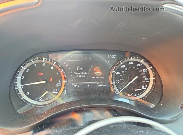 5TDFZRBH4MS147514 2021 TOYOTA HIGHLANDER Gray Widok zestawu wskaźników