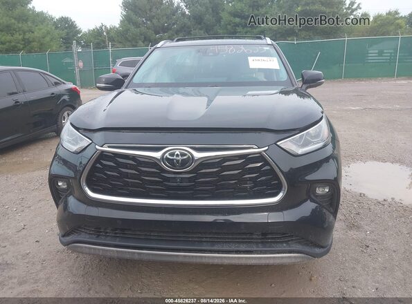 5TDFZRBH5NS171564 2022 TOYOTA HIGHLANDER Black Вид щитка приладів