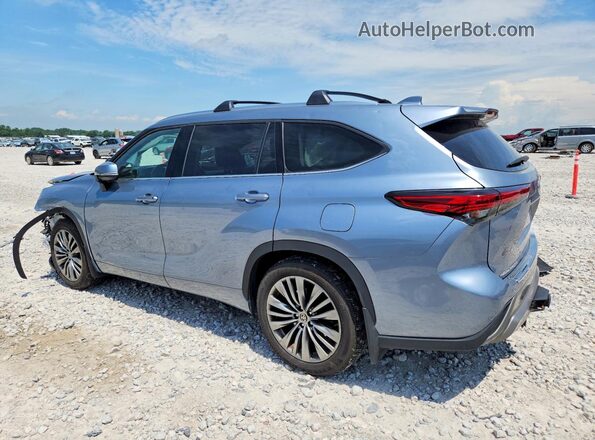 5TDFZRBH7MS068158 2021 TOYOTA HIGHLANDER Gray უკანა მარცხენა