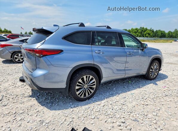 5TDFZRBH7MS068158 2021 TOYOTA HIGHLANDER Gray უკანა მარჯვენა