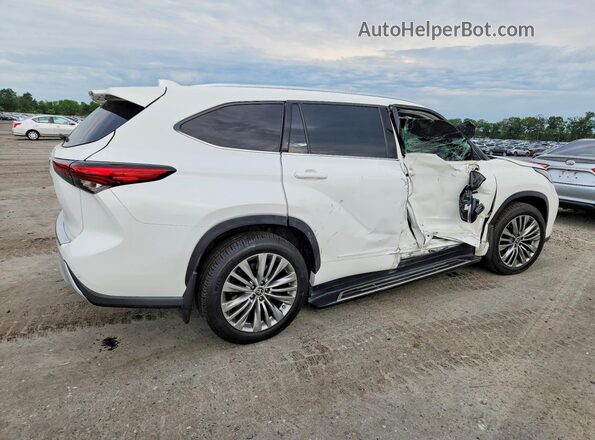 5TDFZRBH7MS076969 2021 TOYOTA HIGHLANDER White უკანა მარჯვენა