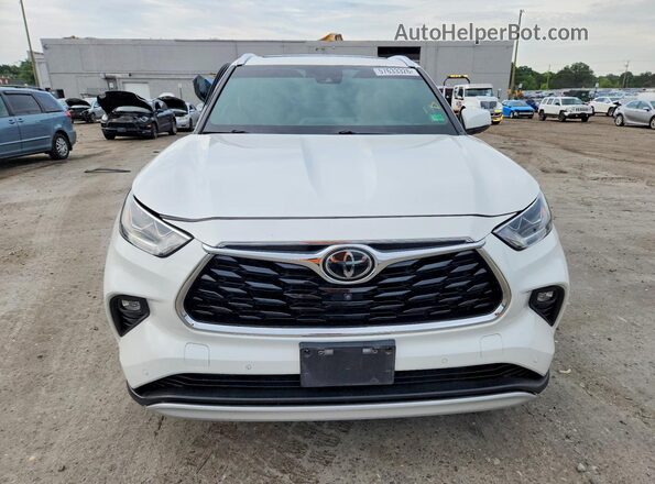 5TDFZRBH7MS076969 2021 TOYOTA HIGHLANDER White წინა ხედი