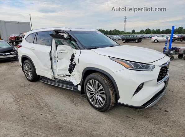 5TDFZRBH7MS076969 2021 TOYOTA HIGHLANDER White წინა მარჯვენა